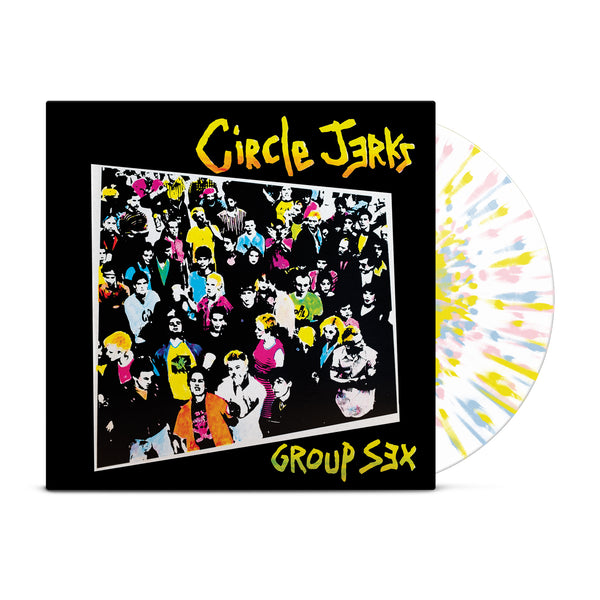 CIRCLE JERKS ‘GROUP SEX’ SPLATTER  LP
