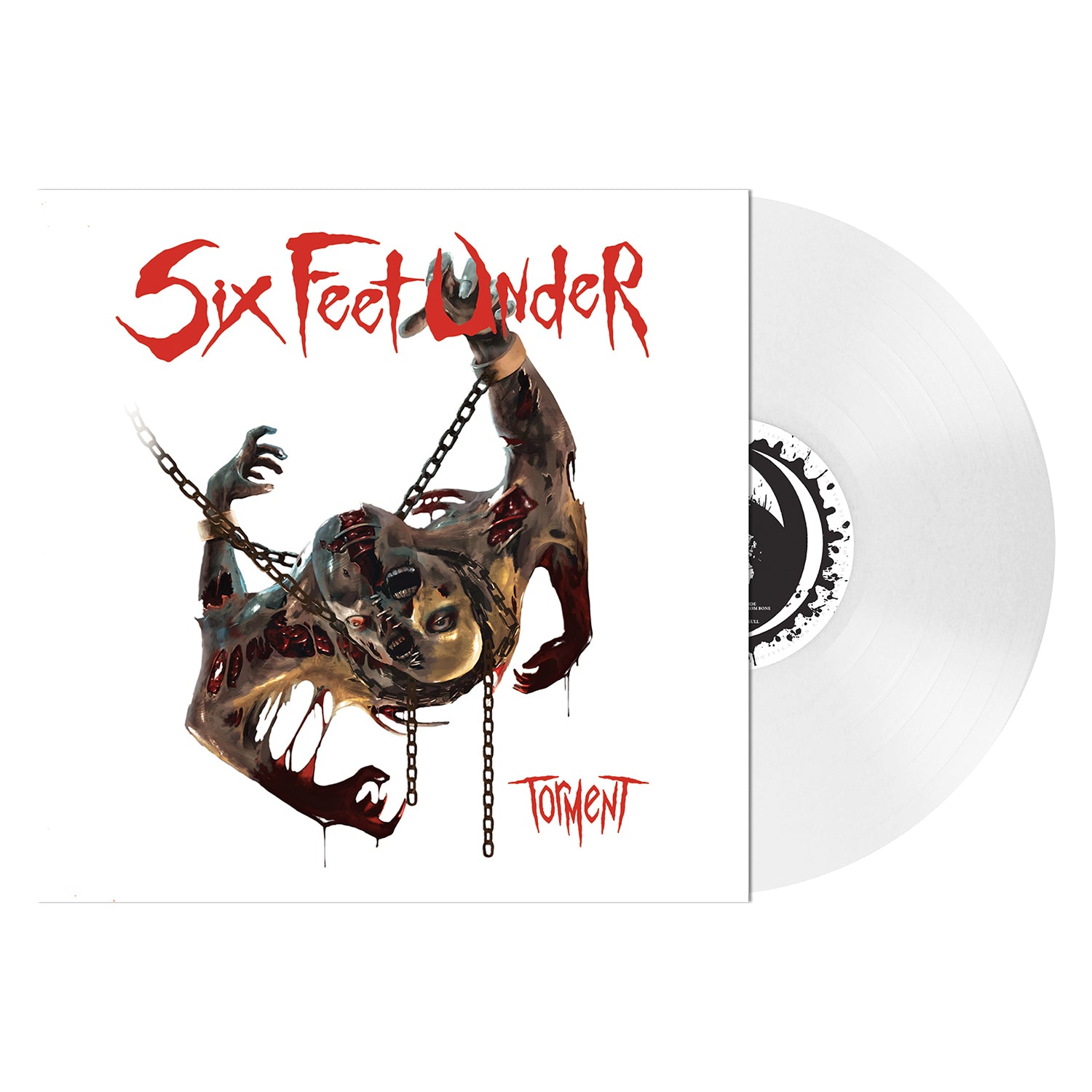 SIX FEET UNDER 'TORMENT' WHITE LP