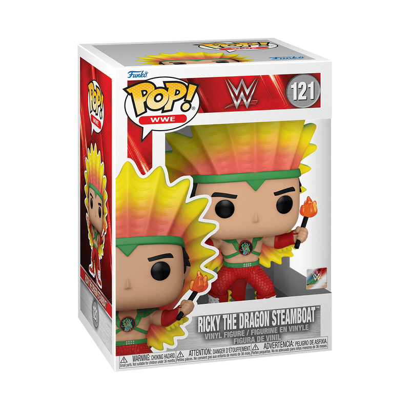 WWE RICKY THE DRAGON STEAMBOAT FUNKO POP! FIGURE