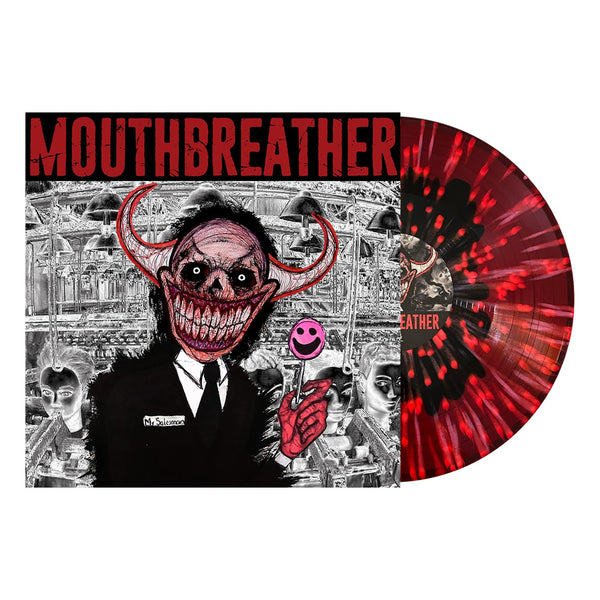 MOUTHBREATHER 'I'M SORRY MR. SALESMAN' LP (Limited Edition, Transparent Red, Black, Pink Splatter Vinyl)