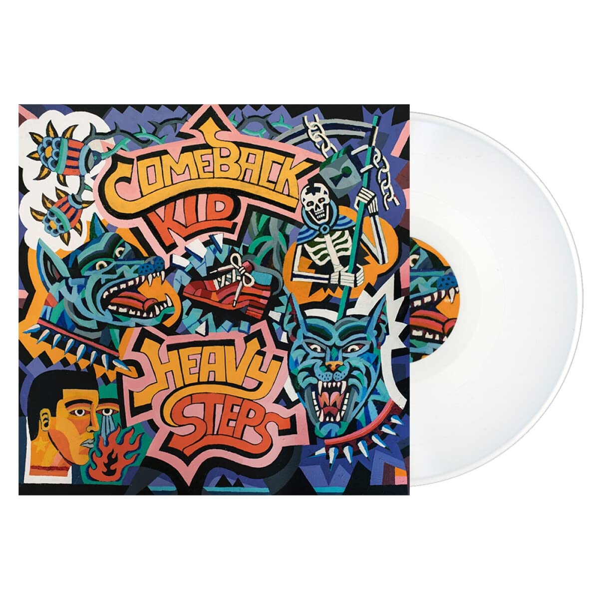 COMEBACK KID 'HEAVY STEPS' LP (White Vinyl)