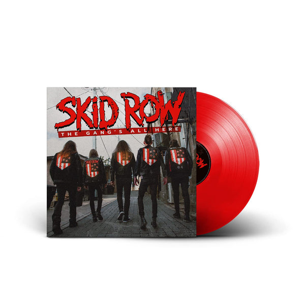 SKID ROW 'THE GANG'S ALL HERE' LP (Red Vinyl)