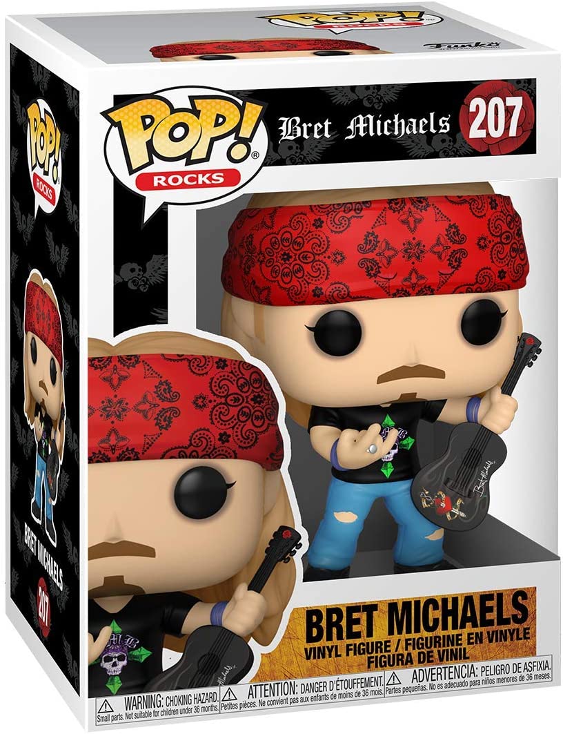 BRET MICHAELS FUNKO POP! ROCKS FIGURE