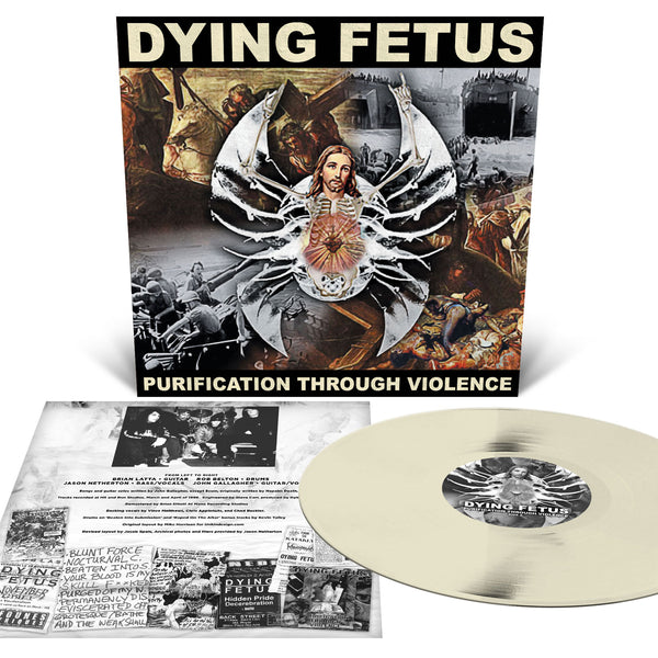 DYING FETUS 'PURIFICATION THROUGH VIOLENCE' LP (White Vinyl)