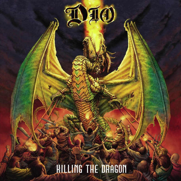 DIO 'KILLING THE DRAGON' LP (Limited Edition, Red & Orange Swirl Vinyl)