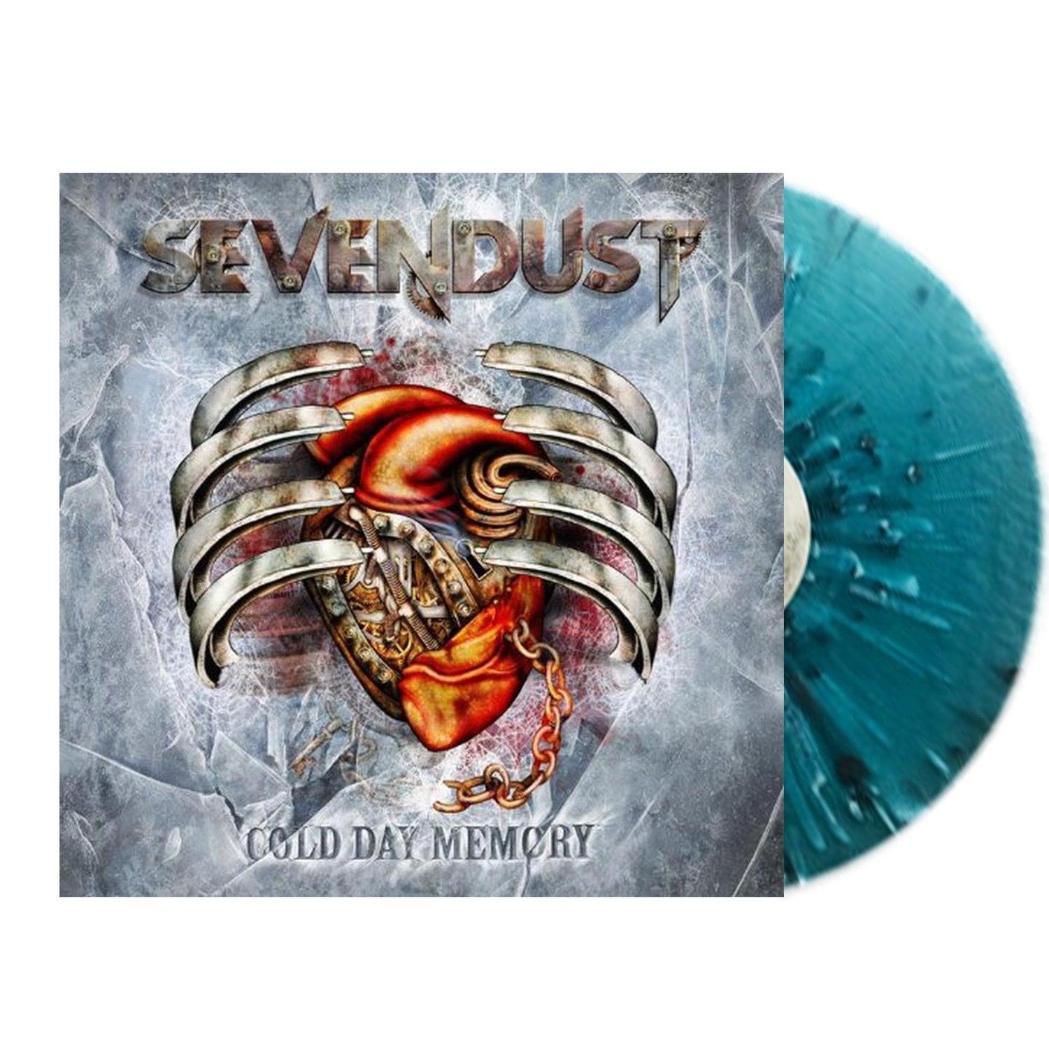 SEVENDUST 'COLD DAY MEMORY' LP (Electric Blue w/Silver & White Splatter Vinyl)