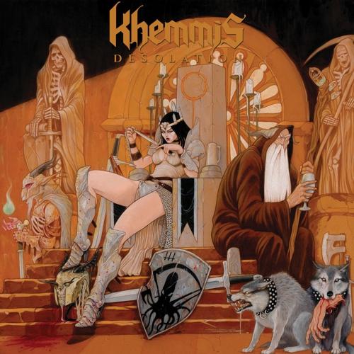 KHEMMIS 'DESOLATION' LP (Neon Orange, Yellow & Black Tricolor Merge Vinyl)