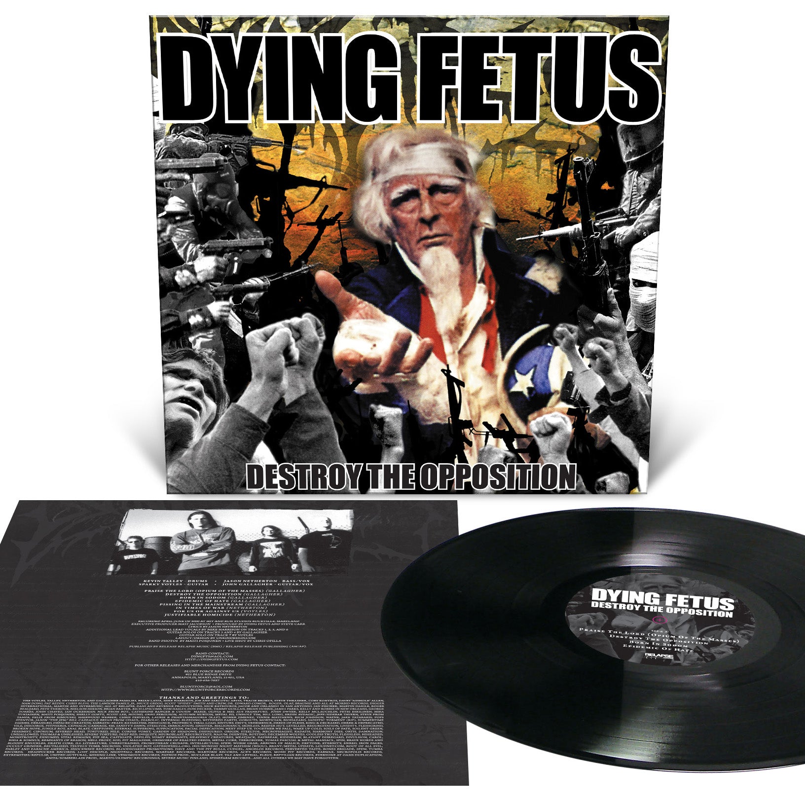 DYING FETUS 'DESTROY THE OPPOSITION' LP