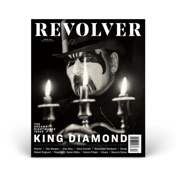 REVOLVER DEC/JAN 2019 THE DREAMS AND NIGHTMARES ISSUE COVER 1 FEATURING KING DIAMOND
