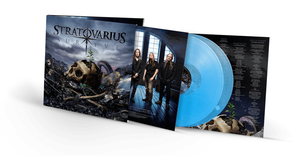 STRATOVARIUS 'SURVIVE' 2LP (Blue Curacao Vinyl)