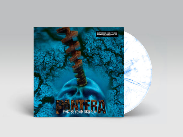 PANTERA 'FAR BEYOND DRIVEN' LP (Marbled White/Blue Vinyl)