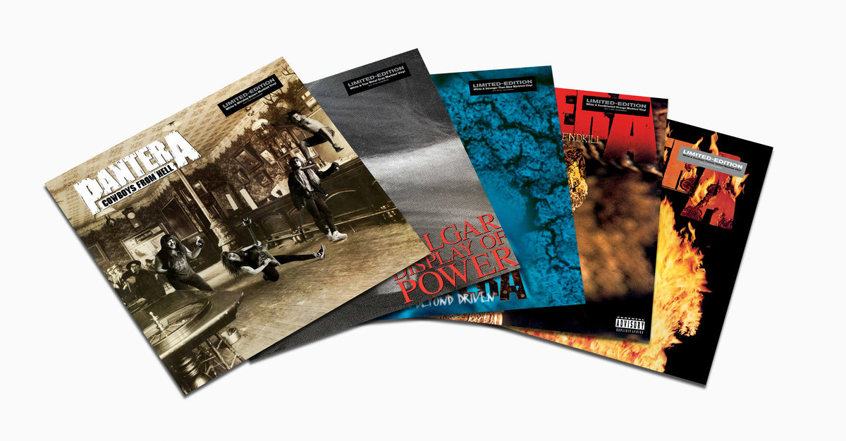 PANTERA – 5 LP AND SLIPCASE COLLECTOR'S BUNDLE