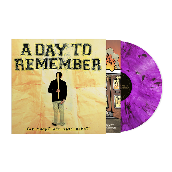 A DAY TO REMEMBER ‘FOR THOSE WHO HAVE HEART’ LP (Limited Edition – Only 500 Made, Purple Smoke Vinyl)