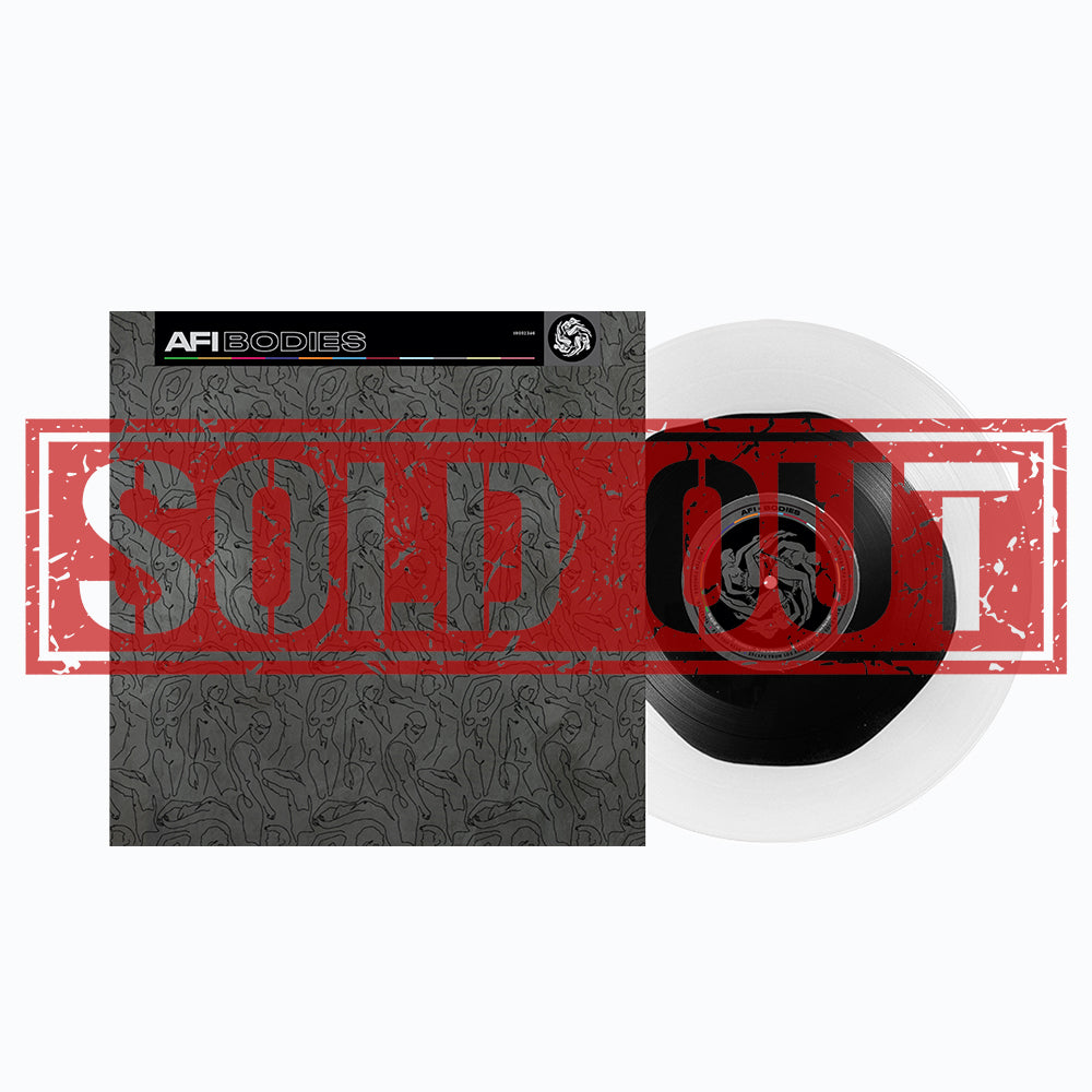 AFI 'BODIES' LP (Limited Edition — Only 300 Made, Clear With Black Blob Vinyl)