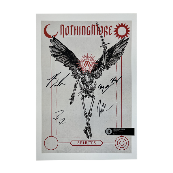NOTHING MORE X AFTERSHOCK FESTIVAL 2022 LIMITED EDITION SIGNED POSTER