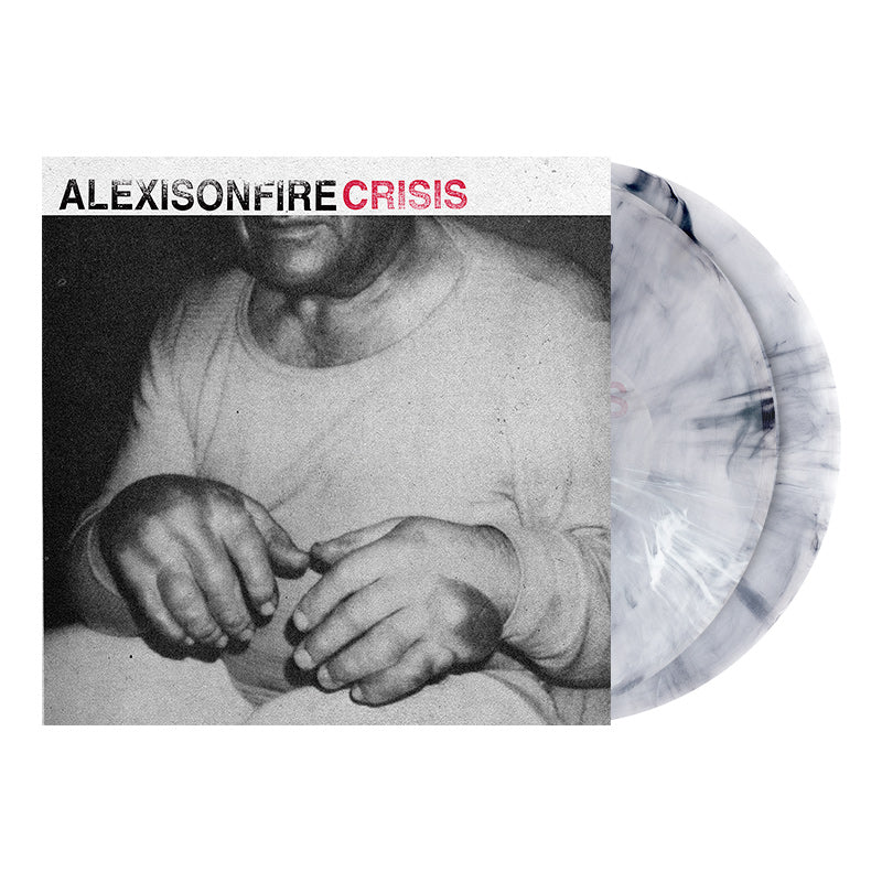 ALEXISONFIRE 'CRISIS' Black/White Marble LP + BrooklynVegan Special Edition Magazine (ltd to 500)