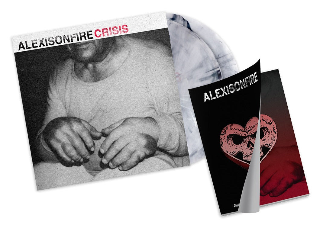 ALEXISONFIRE 'CRISIS' Black/White Marble LP + BrooklynVegan Special Edition Magazine (ltd to 500)