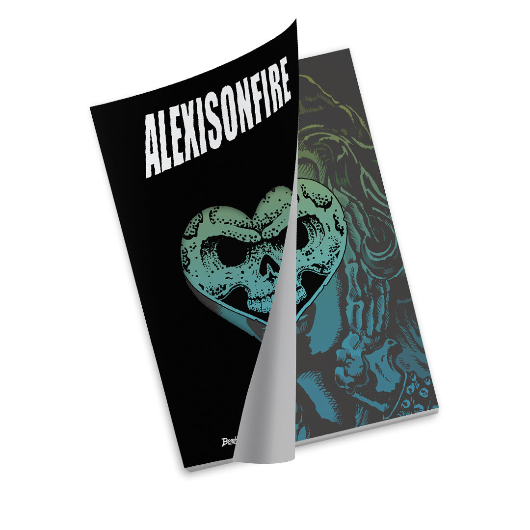 ALEXISONFIRE 'WATCH OUT!' Black/White Marble LP + BrooklynVegan Specia