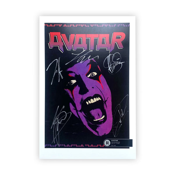 AVATAR x REVOLVER x INKCARCERATION 2022 LIMITED EDITION NUMBERED POSTER