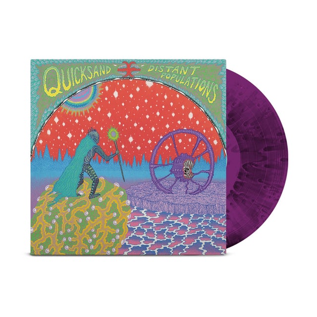 QUICKSAND 'DISTANT POPULATIONS' LP (Purple Cloudy Effect Vinyl)