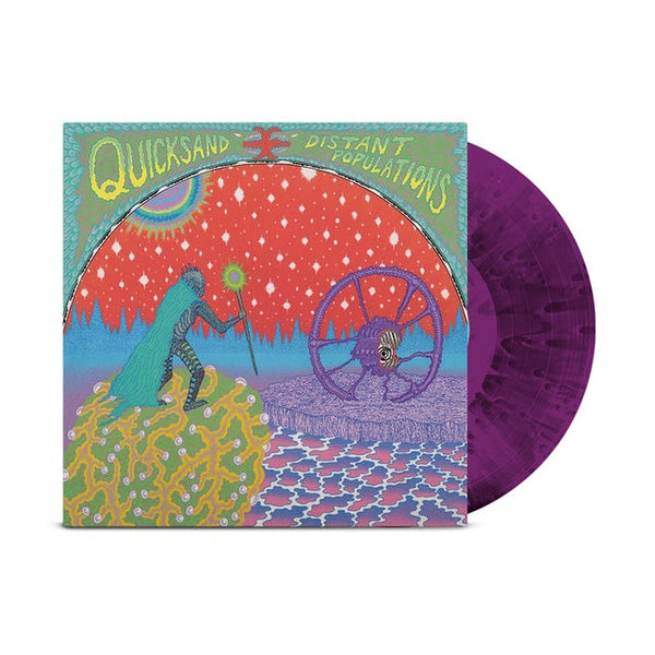 QUICKSAND 'DISTANT POPULATIONS' LP (Purple Cloudy Effect Vinyl)