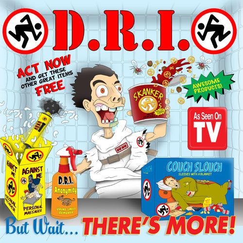 D.R.I. 'BUT WAIT THERE'S MORE' WHITE 7"