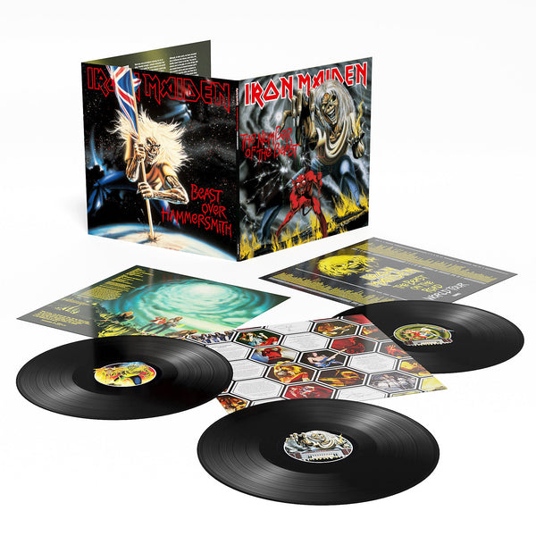 IRON MAIDEN 'NUMBER OF THE BEAST / BEAST OVER HAMMERSMITH' 3LP (Limited, 40th Anniversary Edition)