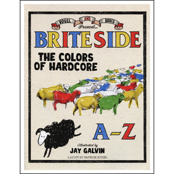 BRITESIDE 'THE COLORS OF HARDCORE A-Z' COLORING BOOK