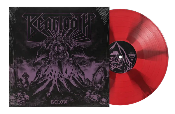 BEARTOOTH 'BELOW' LIMITED-EDITION RED AND GREY CORNETTO LP — ONLY 300 MADE