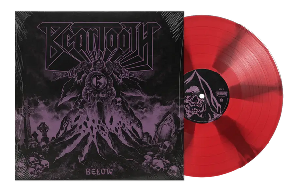 BEARTOOTH 'BELOW' LIMITED-EDITION RED AND GREY CORNETTO LP — ONLY 300
