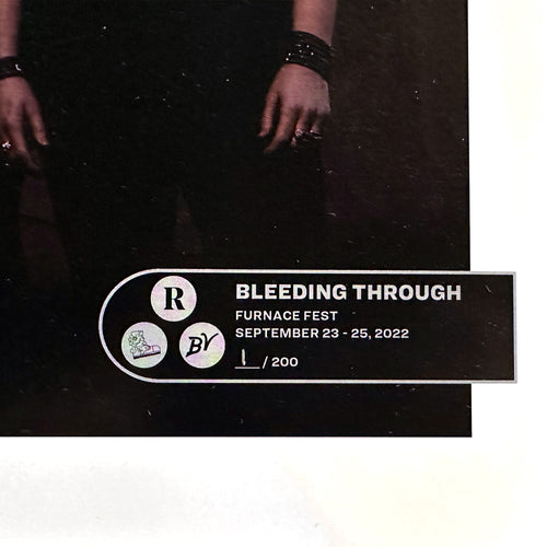 BLEEDING THROUGH x FURNACE FEST 2022 LIMITED EDITON NUMBERED PRINTS