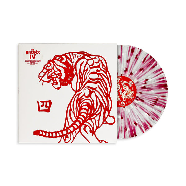 THE BRONX 'IV' LP (Limited Edition — Only 500 Made, Clear w/ Red & White Splatter Vinyl)