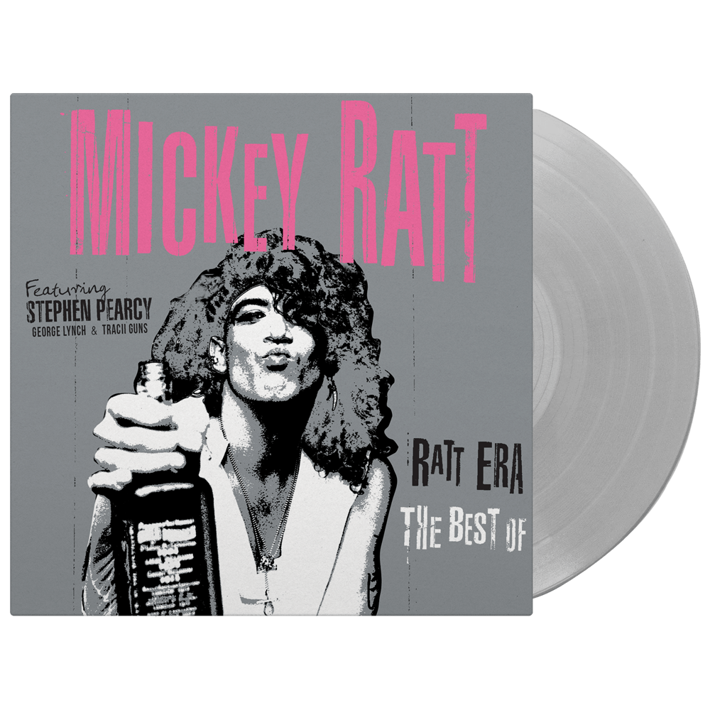 MICKEY RATT 'RATT ERA - THE BEST OF' LP (Pink Silver Vinyl)