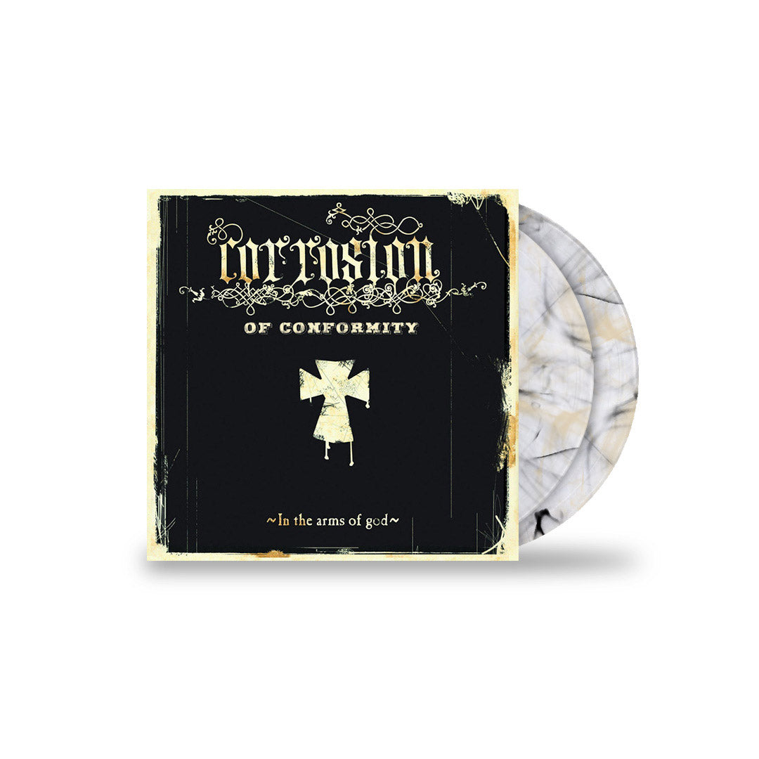 CORROSION OF CONFORMITY ‘IN THE ARMS OF GOD’ 2LP (Limited Edition – Only 300 made, "Clear With Black and Natural Smoke" Vinyl)