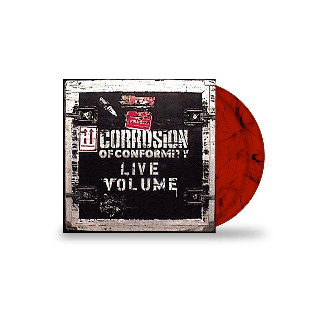 CORROSION OF CONFORMITY ‘LIVE VOLUME’ 2LP (Limited Edition – Only 150 made, "Clear Red with Black Smoke" Vinyl)