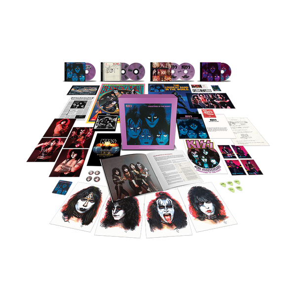 KISS 'CREATURES OF THE NIGHT' 5CD BOX SET (Super Deluxe 40th Anniversary Edition)