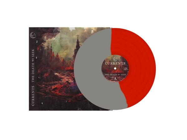 CURRENTS ‘THE DEATH WE SEEK’ LP (Limited Edition – Only 250 made, Half Red / Half Silver Vinyl)
