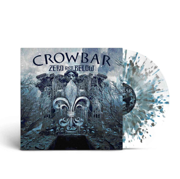 CROWBAR 'ZERO AND BELOW' LP (Limited Edition – Only 300 Made, Clear with Blue & Black Ice Splatter Vinyl)
