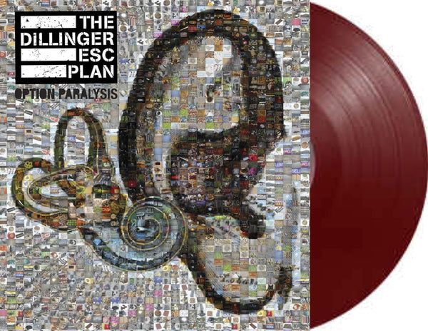 THE DILLINGER ESCAPE PLAN 'OPTION PARALYSIS' OXBLOOD LP - ONLY 300 MADE