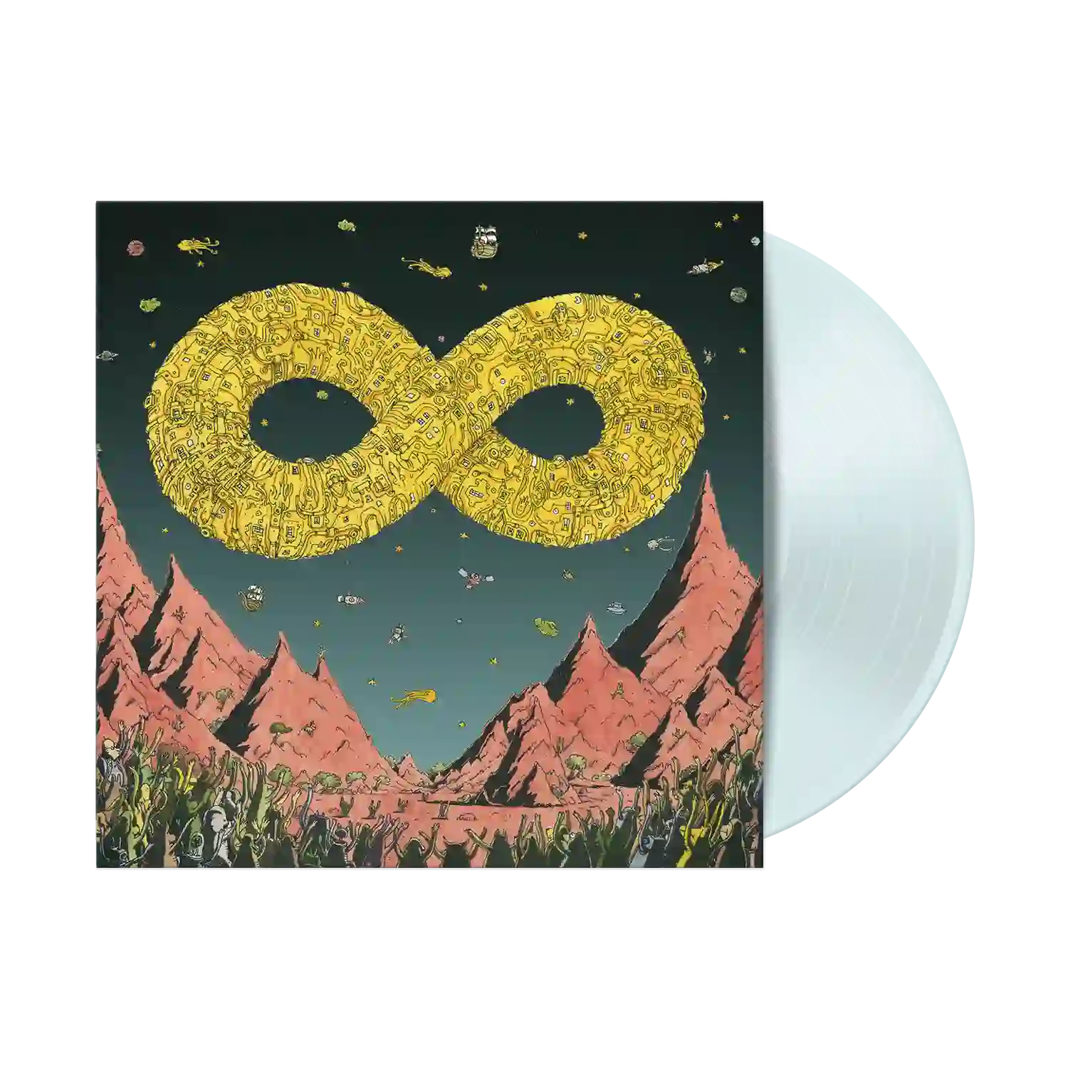 DANCE GAVIN DANCE 'MOTHERSHIP' LP (Limited Edition — Only 500 Made, Electric Blue Vinyl)