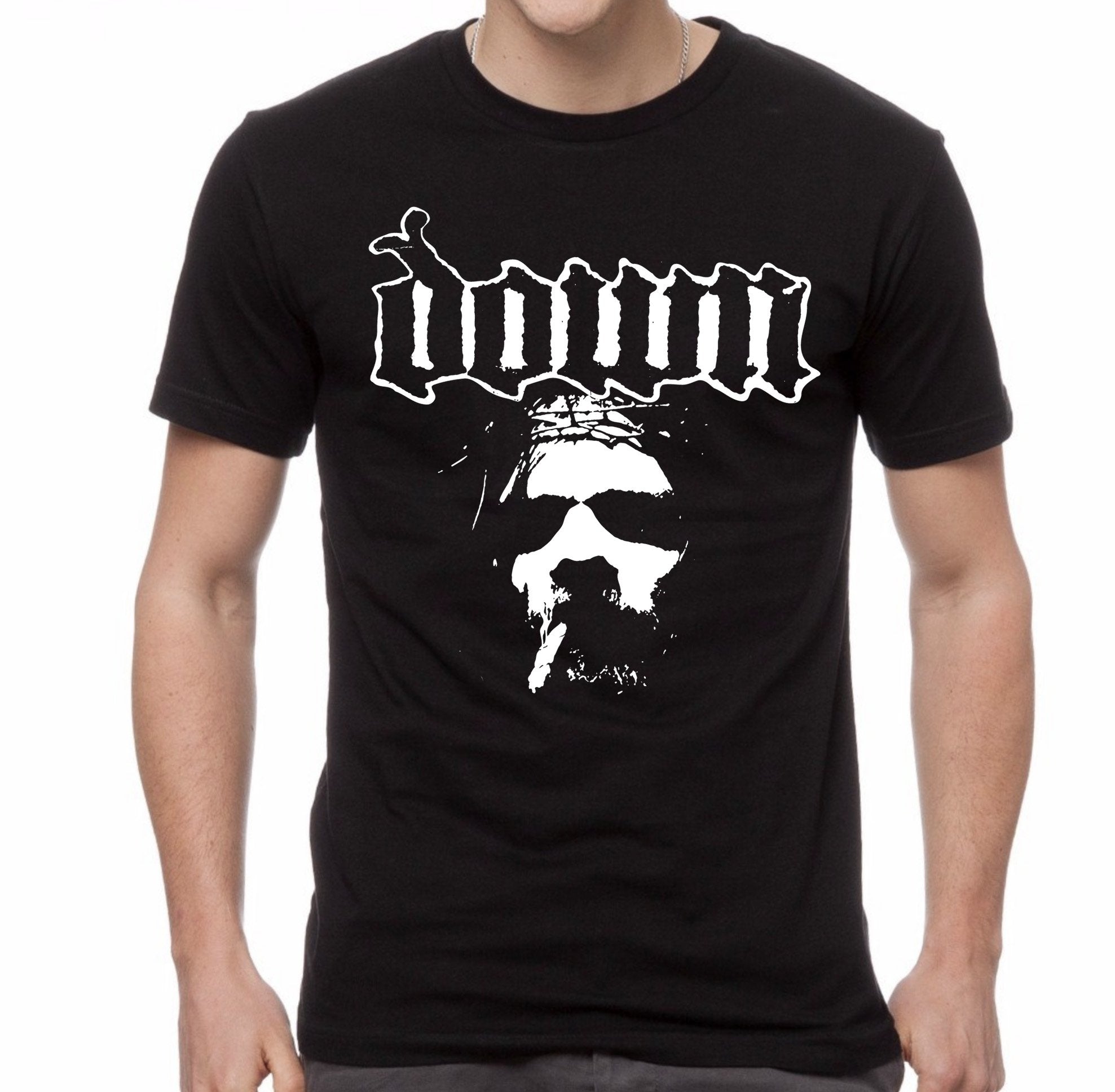 DOWN 'FACE' T-SHIRT