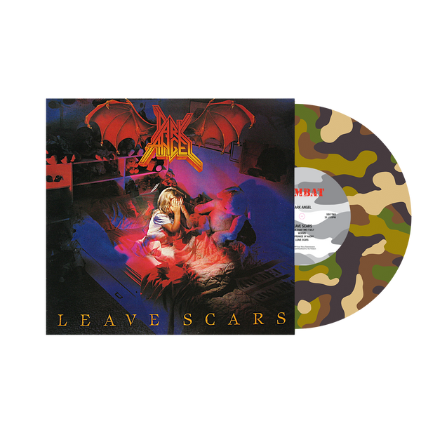 DARK ANGEL ‘LEAVE SCARS’ LIMITED-EDITION COMBAT CAMO PICTURE DISC— ONLY 200 MADE