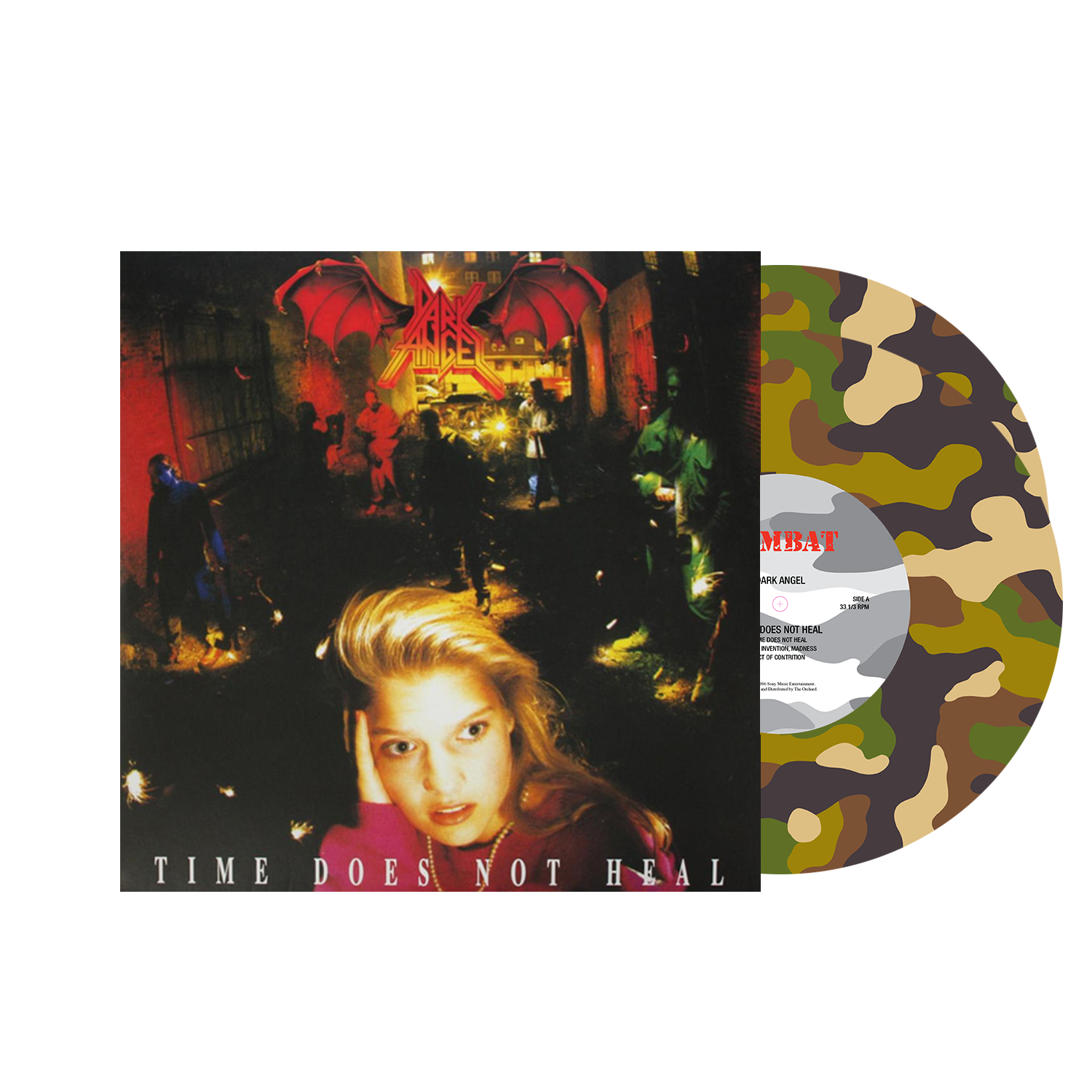 DARK ANGEL ‘TIME DOES NOT HEAL’ LIMITED-EDITION COMBAT CAMO PICTURE DISC— ONLY 200 MADE