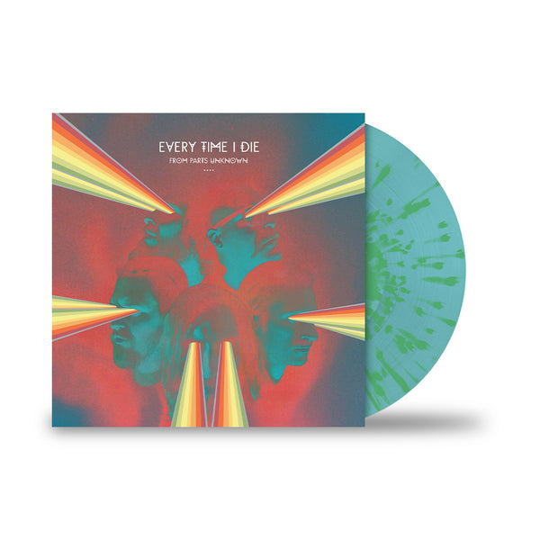 EVERY TIME I DIE ‘FROM PARTS UNKNOWN’ LP (Limited Edition – Only 500 made, Light Blue w/Spring Green Splatter Vinyl)