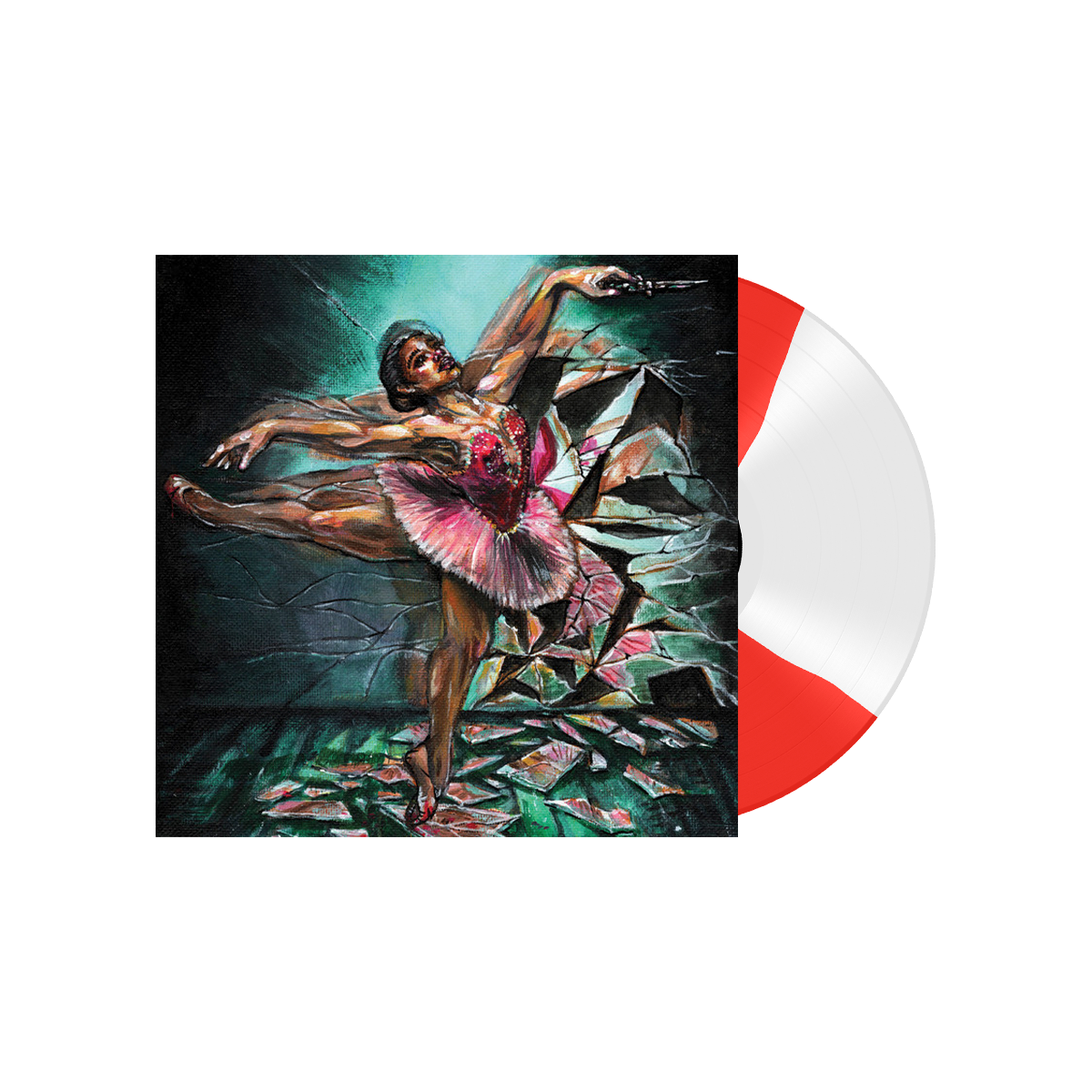 FOR YOUR HEALTH 'IN SPITE OF' LP (Limited Edition - Only 100 Made, Clear Red Butterfly Vinyl)