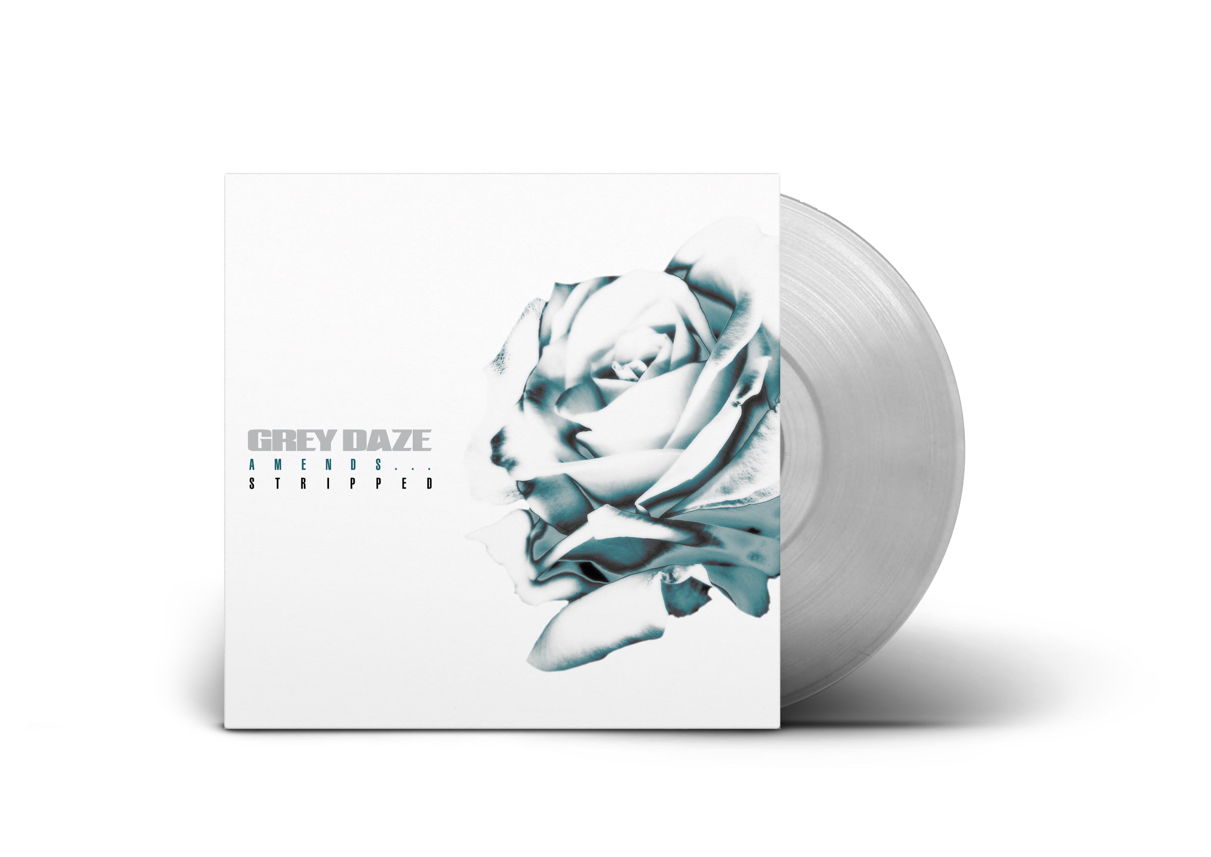 GREY DAZE 'AMENDS...STRIPPED' LIMITED-EDITION CLEAR LP  — ONLY 350 MADE