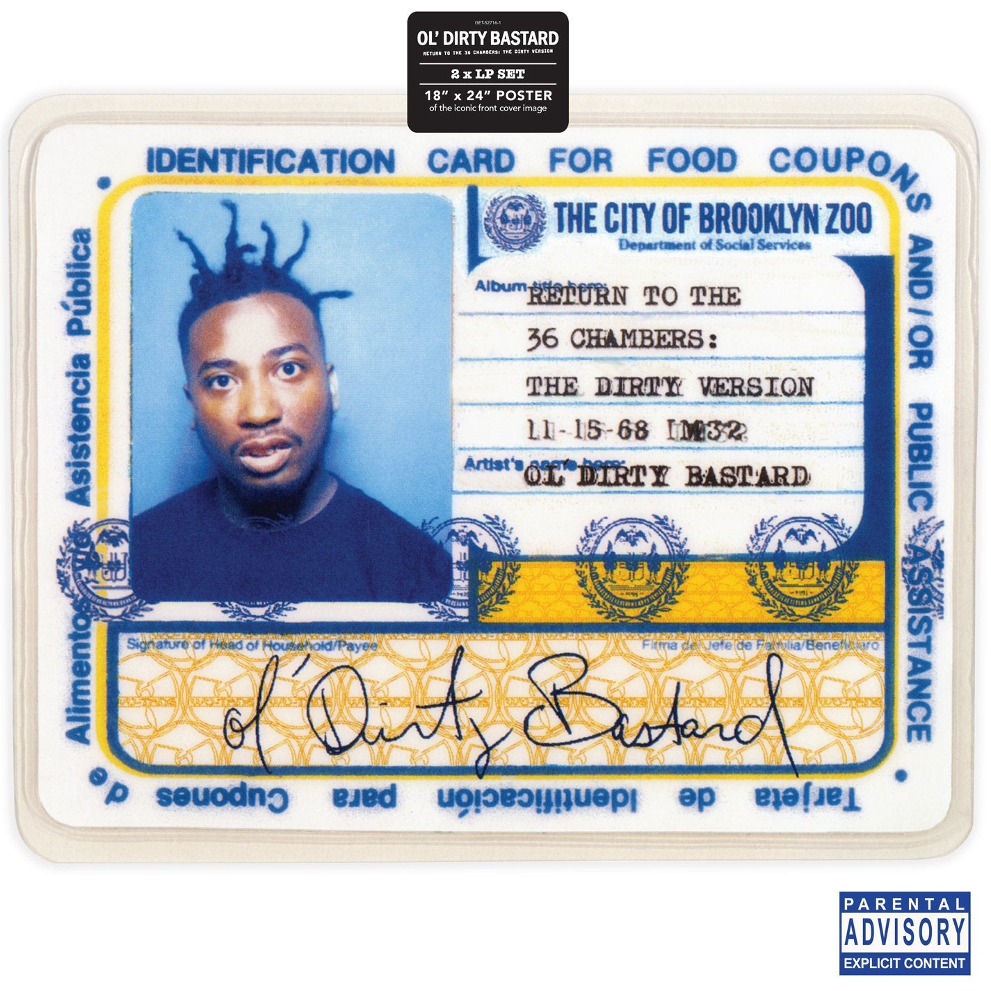 ODB 'RETURN TO THE 36 CHAMBERS' 2LP