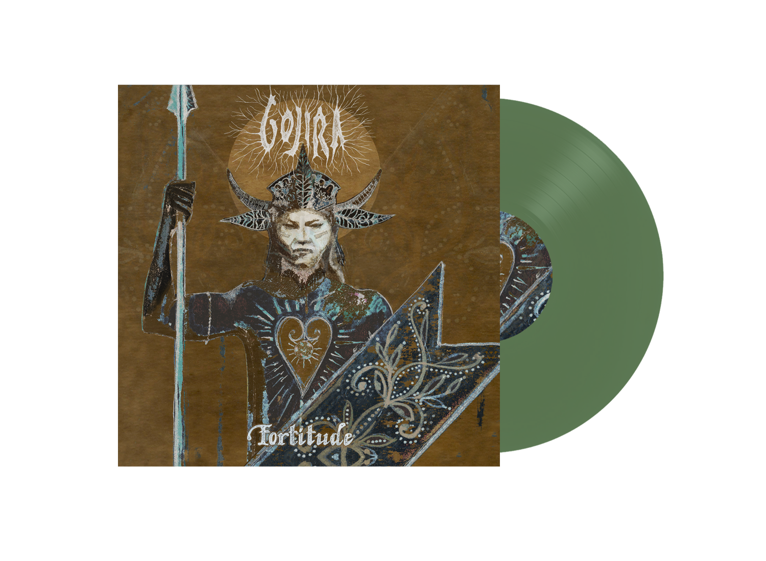 GOJIRA 'FORTITUDE' LP (Limited Edition — Only 666 Made, Opaque Olive Green Vinyl)