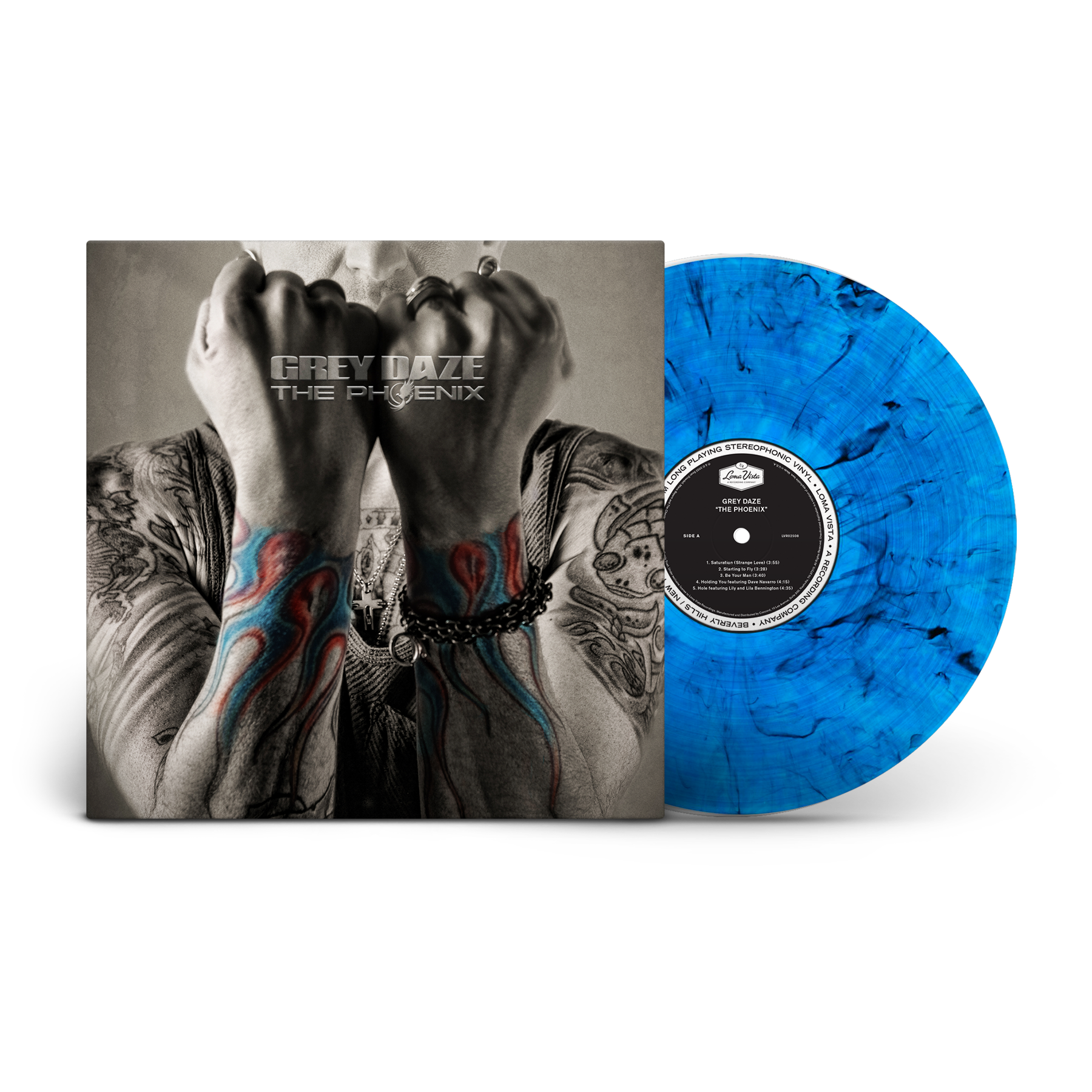 GREY DAZE 'THE PHOENIX' LIMITED-EDITION BLUE SMOKE LP  — ONLY 400 MADE