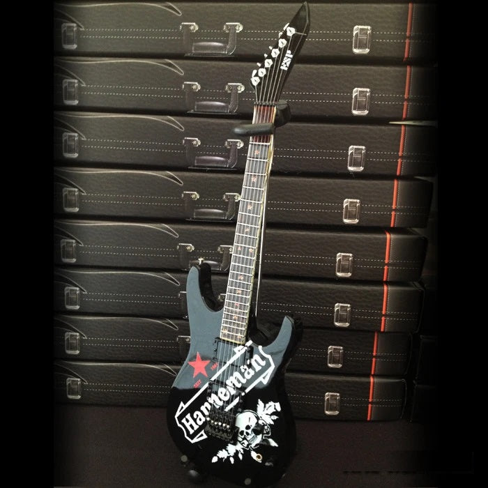 SLAYER - JEFF HANNEMAN - RED STAR SEIT TRIBUTE MINI GUITAR